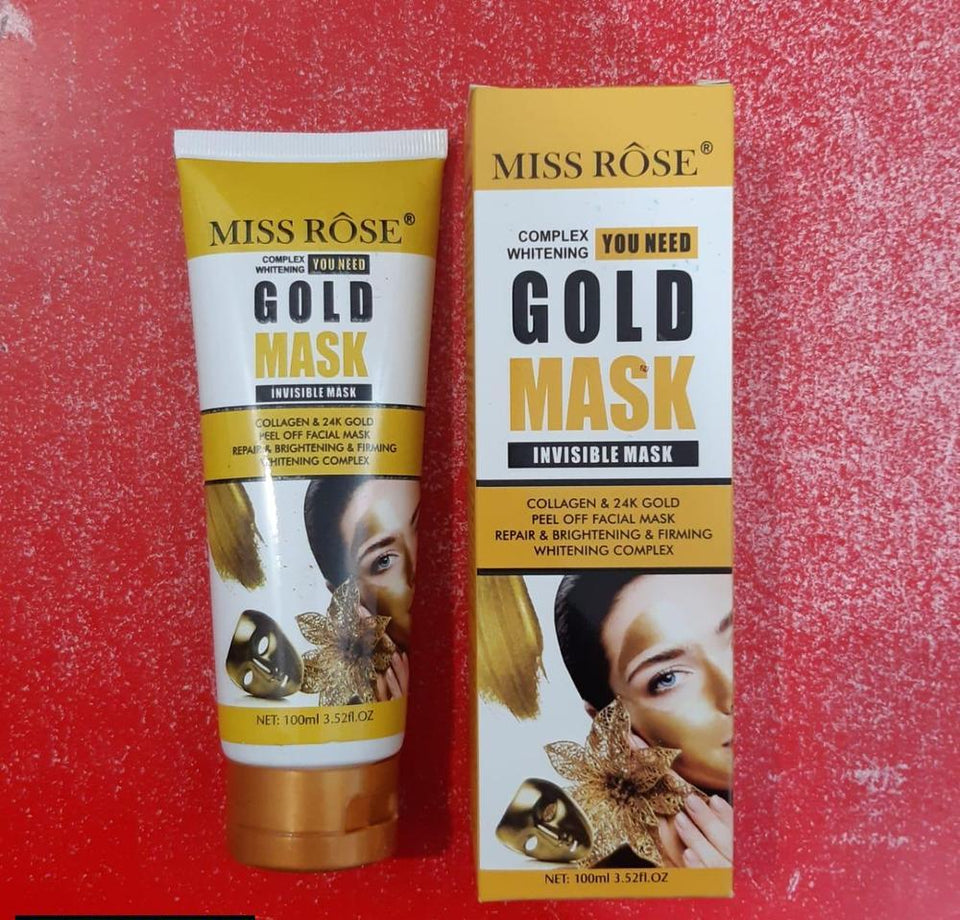 Gold Face Mask