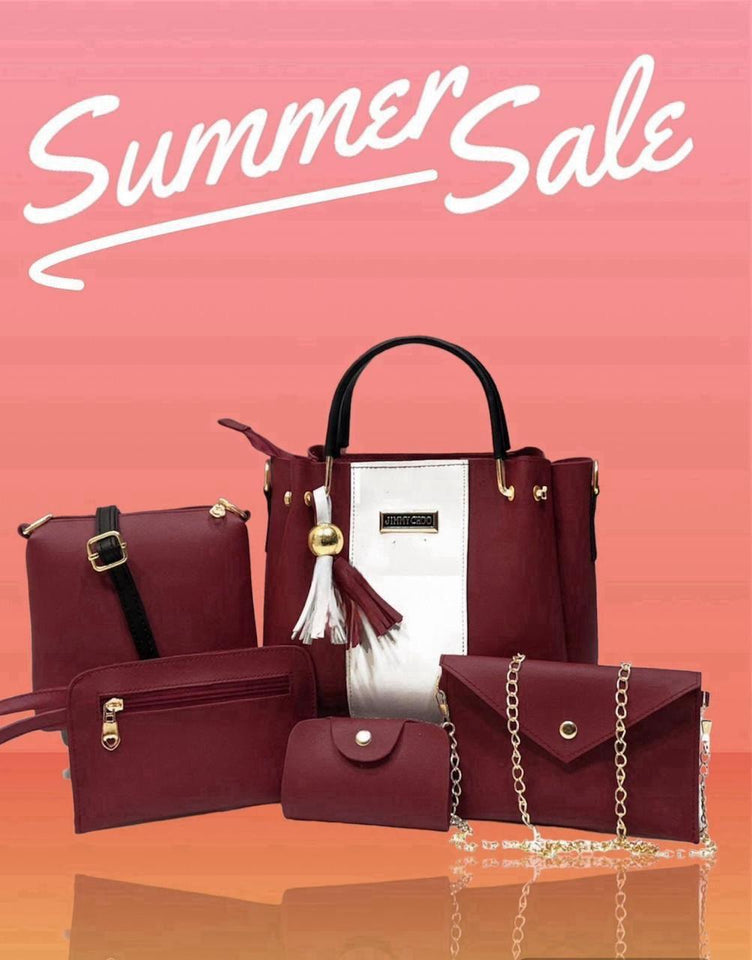 stylish women hand bag set ,5 pcs